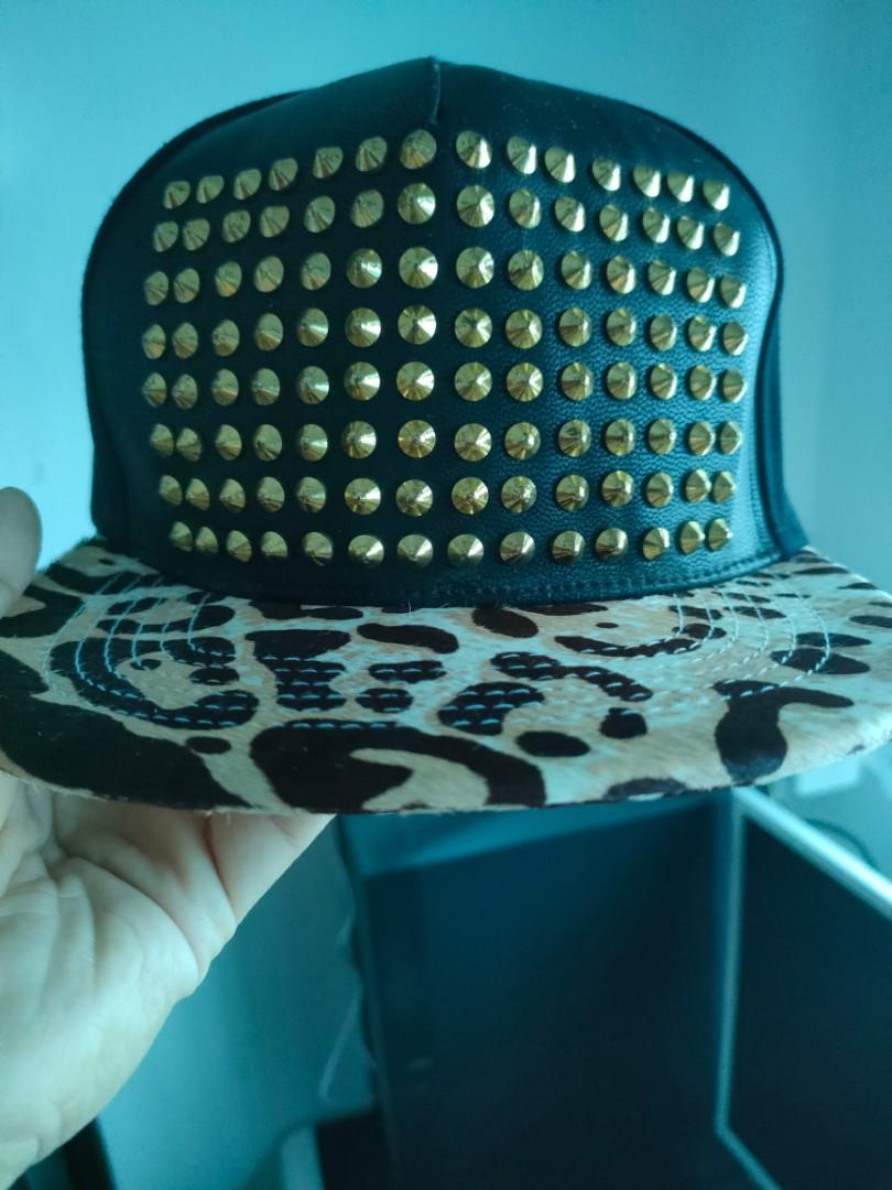 Stampd LA Stud Leopard Snap Back, Luxury, Apparel on Carousell