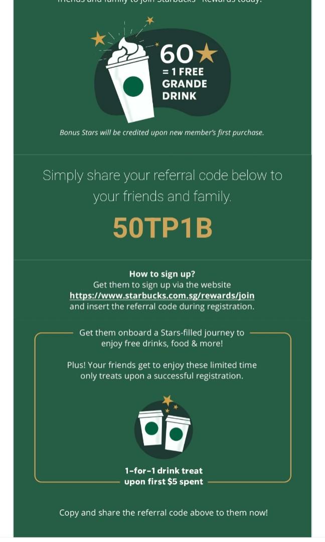Starbucks Free Drink Food Drinks Beverages On Carousell starbucks-free-drink-food-drinks-beverages-on-carousell