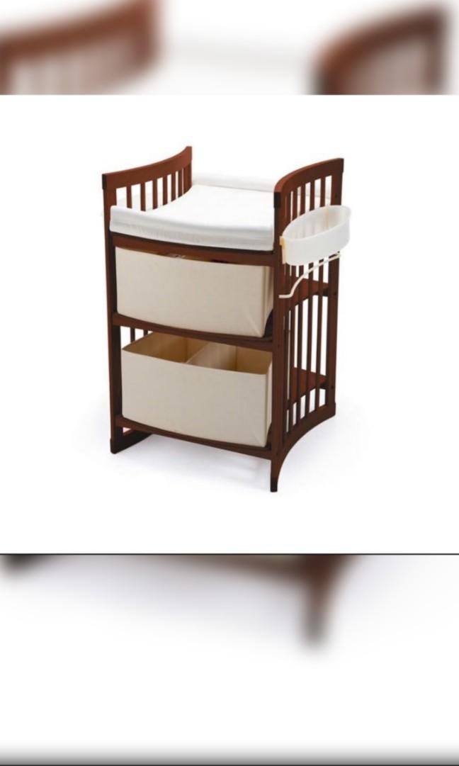Stokke Changing Table (Walnut), Babies & Kids, Baby Nursery & Kids