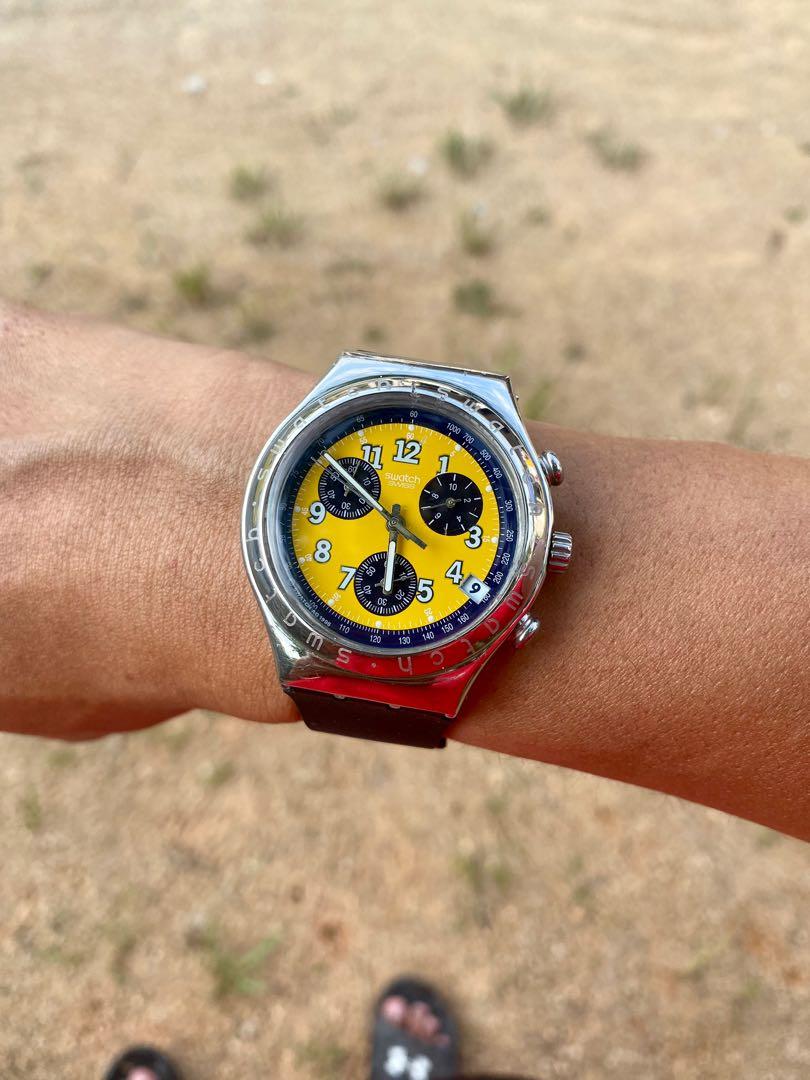 Swatch irony chrono on sale 1996
