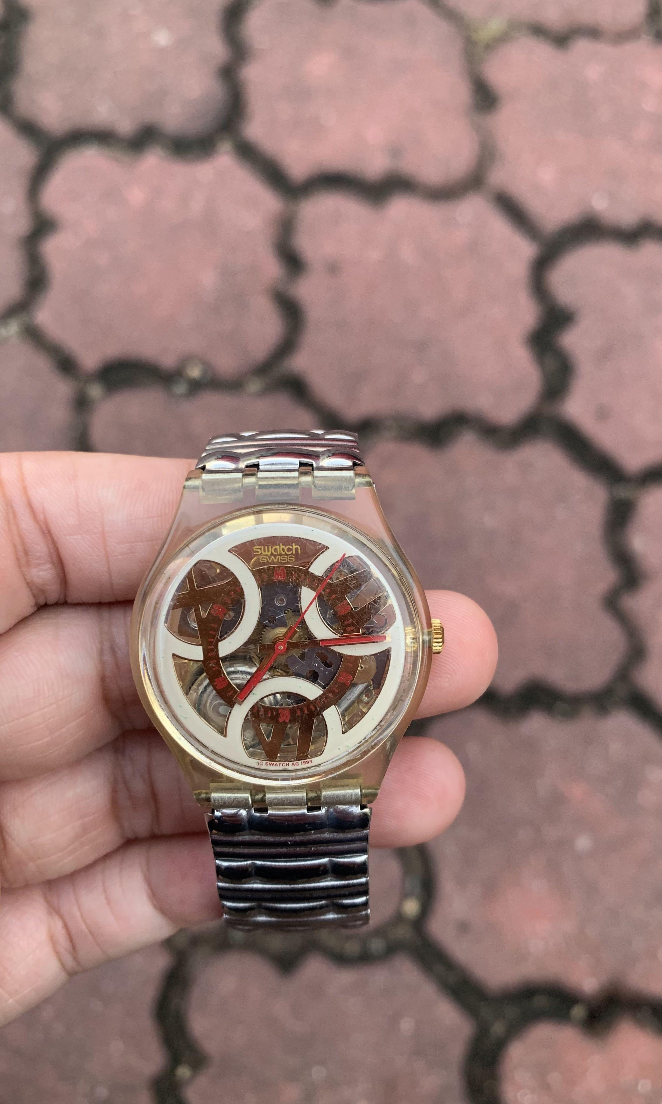 Swatch store swiss transparent