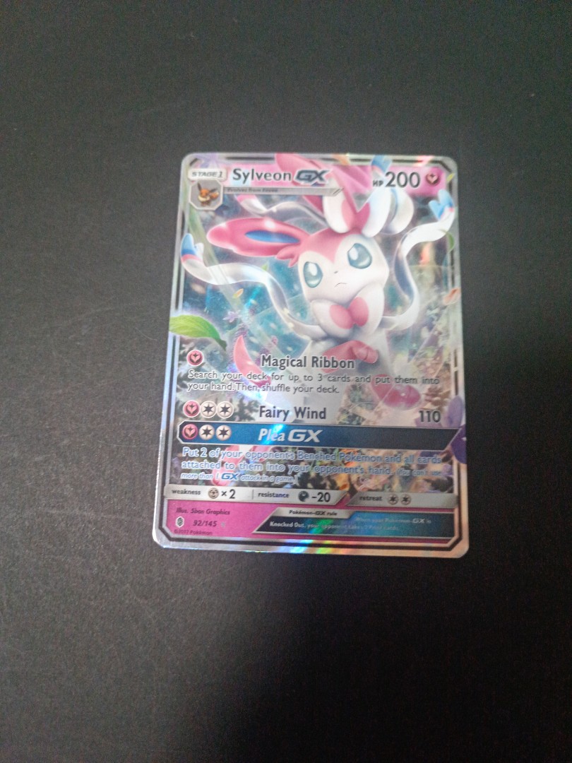 Sylveon gx, Hobbies & Toys, Toys & Games on Carousell