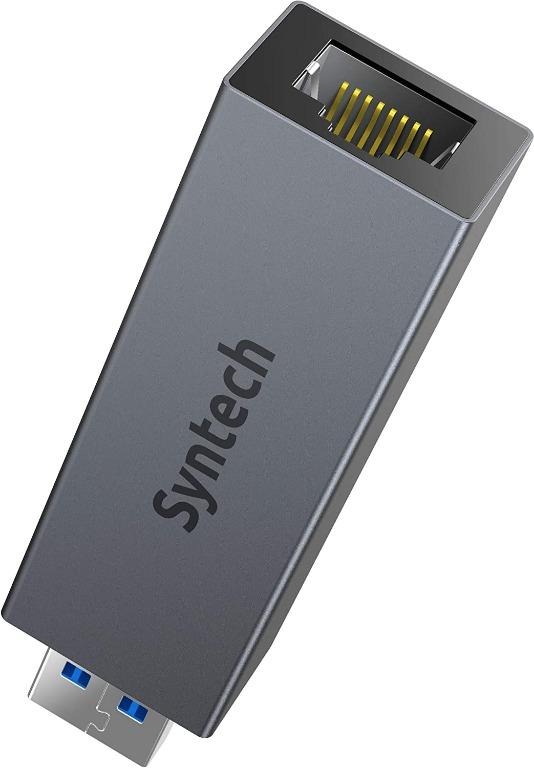 Syntech USB to Ethernet Adapter, USB 3.0 to RJ45 10/100/1000 Gigabit ...