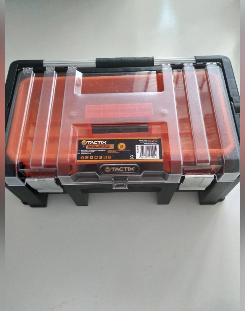 Tactix Tool Box, Furniture & Home Living, Home Improvement