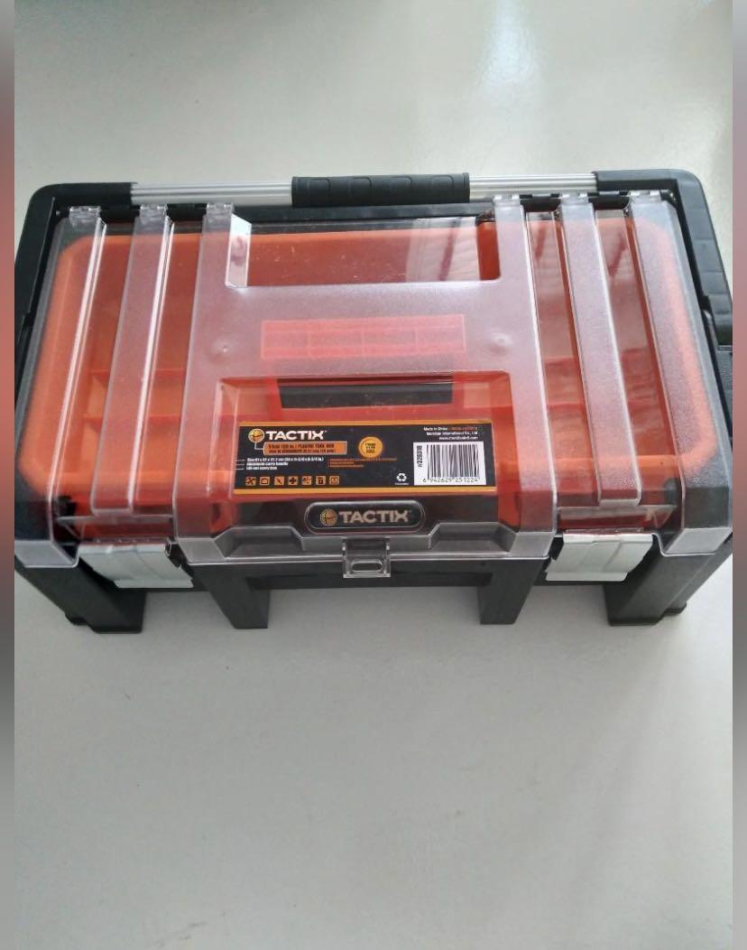 Tactix Tool Box, Furniture & Home Living, Home Improvement