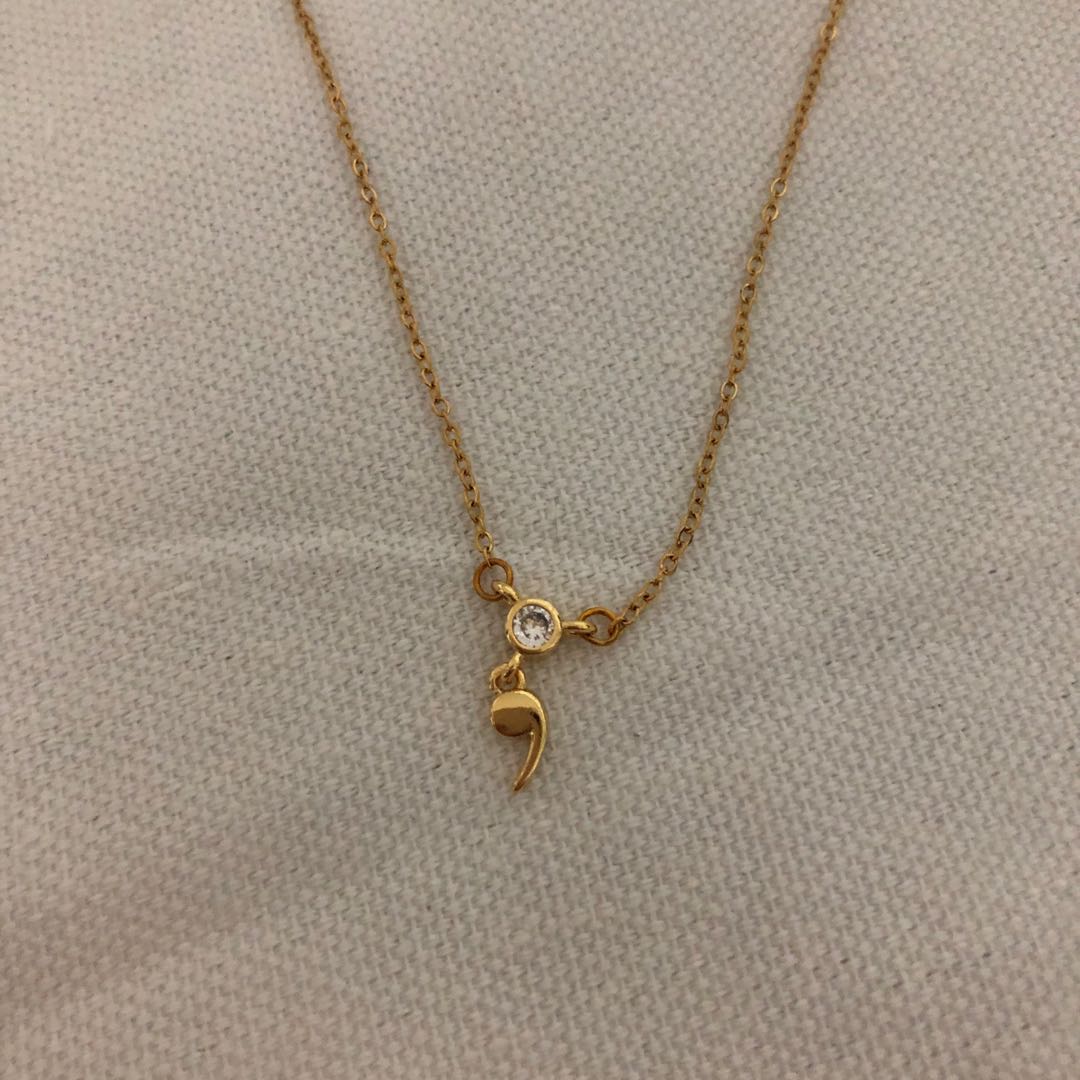 Tala semicolon shop necklace