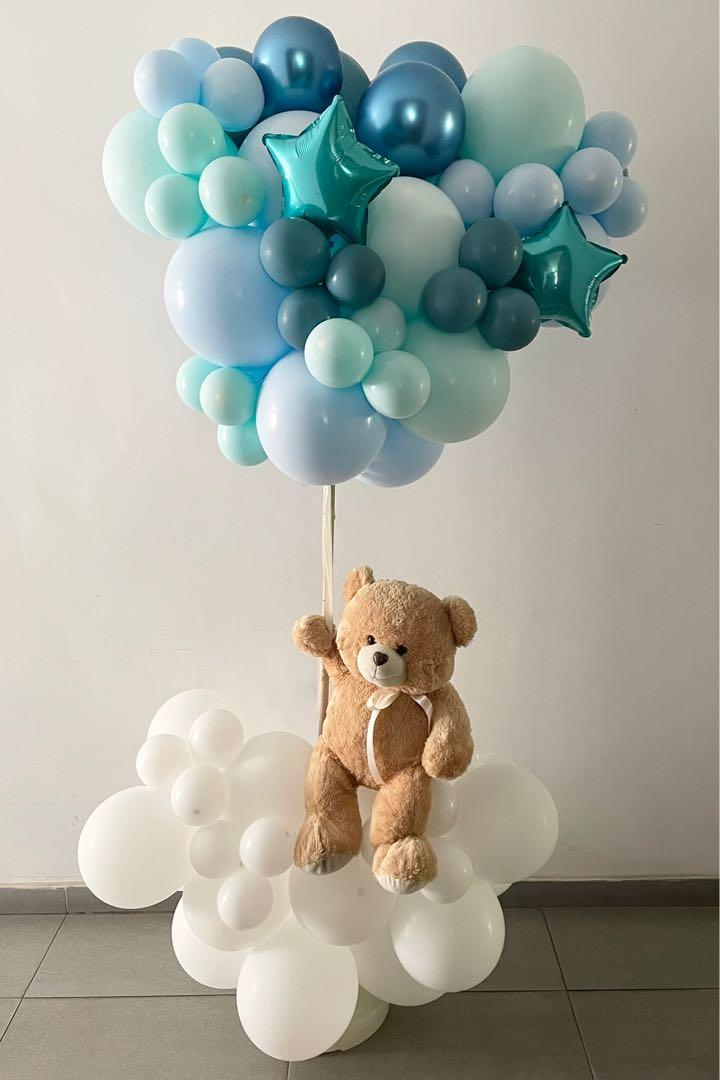 teddy bear in a balloon gift