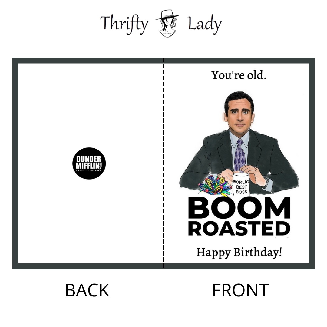 The Officethemed Birthday Card (Michael Scott/Dunder Mifflin Birthday