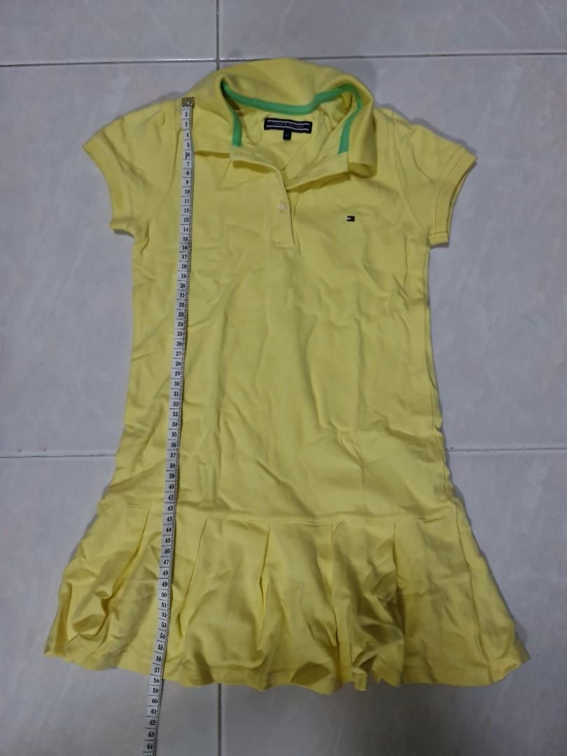 Girls yellow polo dress cheap