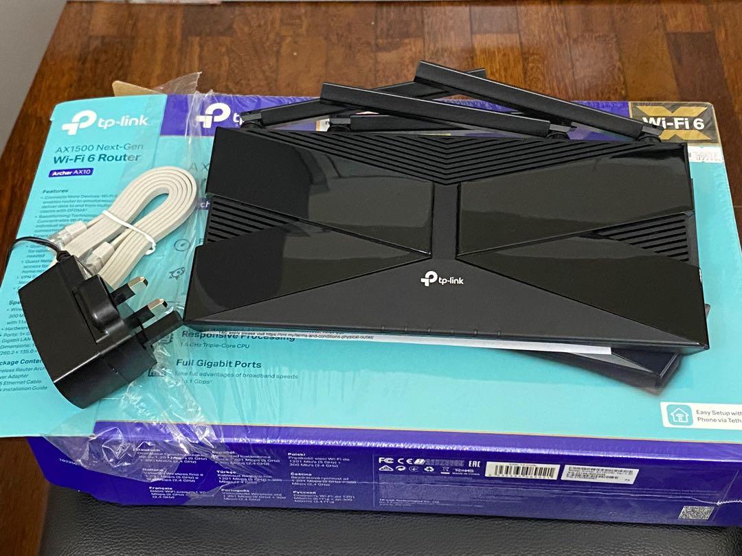 TP Link Archer AX10 Router Wifi 6, Computers & Tech, Parts ...