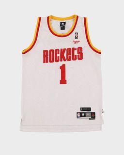 Authentic White Tracy McGrady #1 Houston Rockets Adidas Throwback