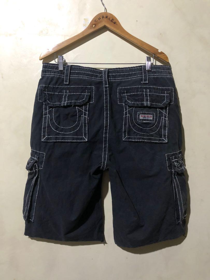 True religion deals khaki shorts