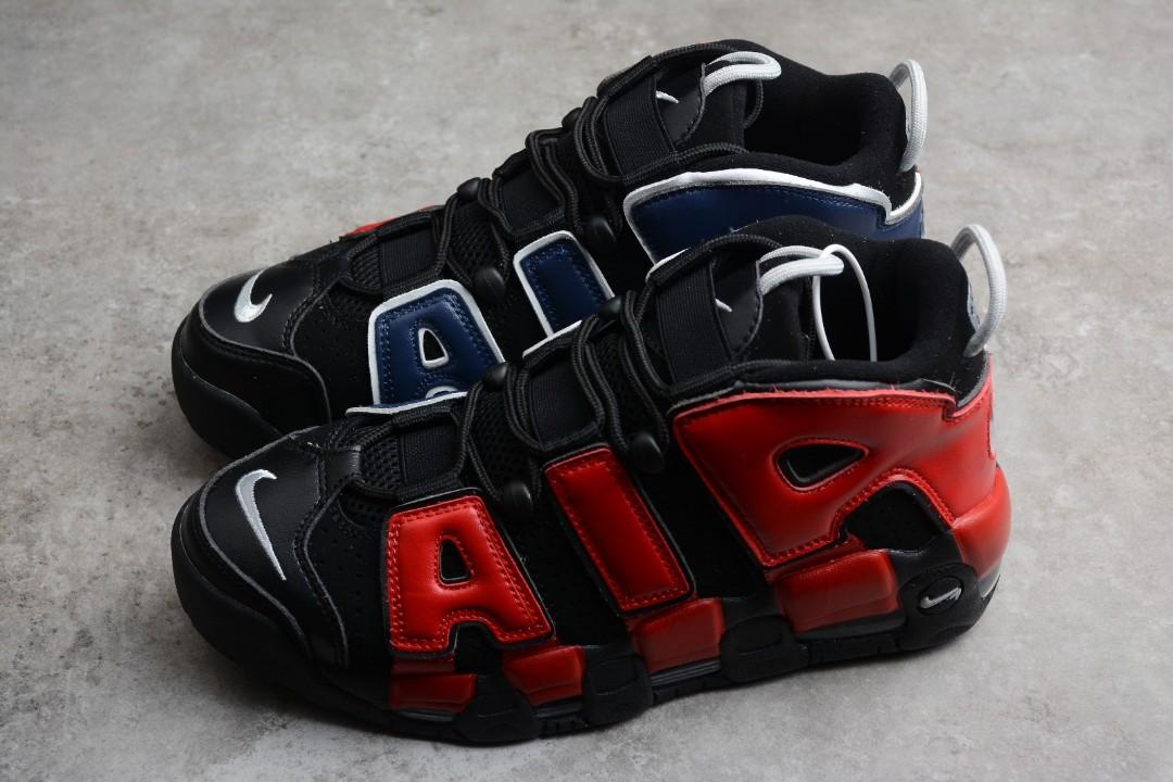 Red and black discount uptempos