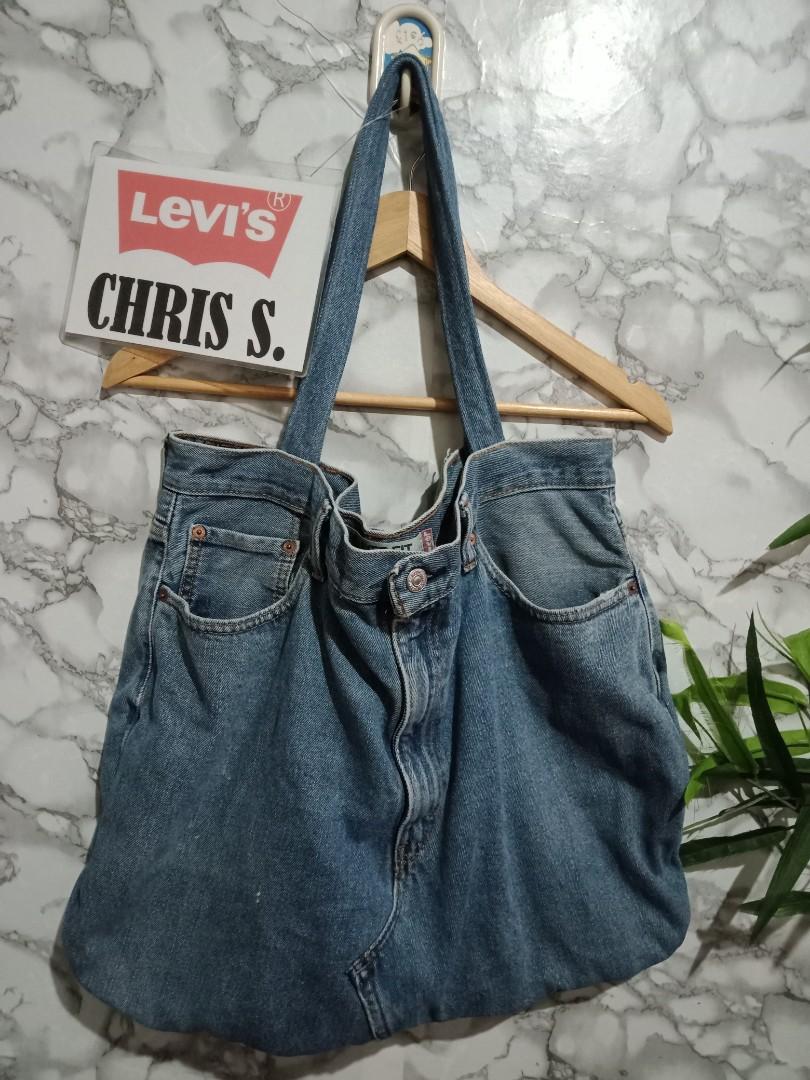 Upcycled Levi's Jeans Denim Handbag/Shoulder Bag/ Tote Bag Made from  Original Levi's Jeans, Women's Fashion, Bags & Wallets, Shoulder Bags on  Carousell