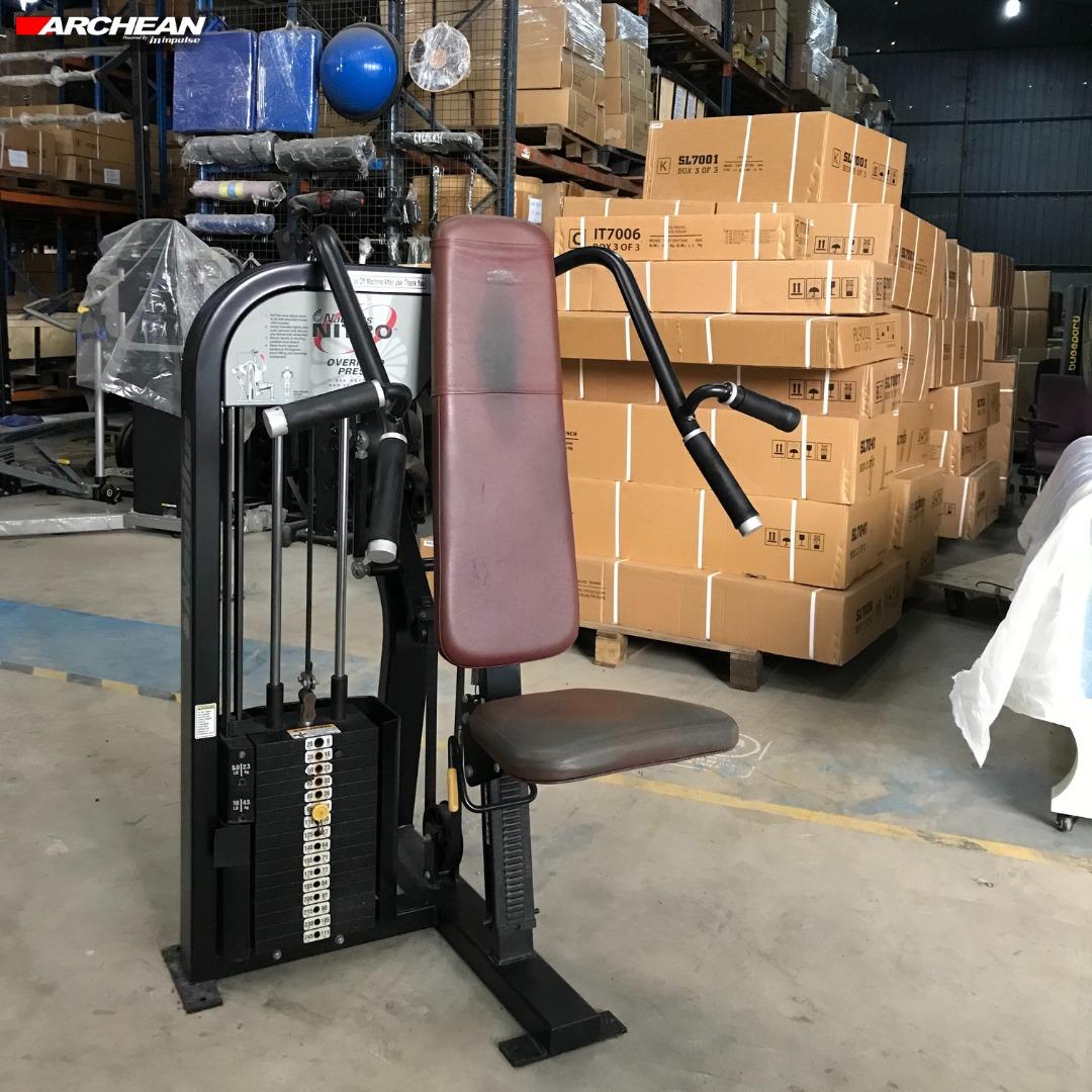 Nautilus nitro overhead press cheap