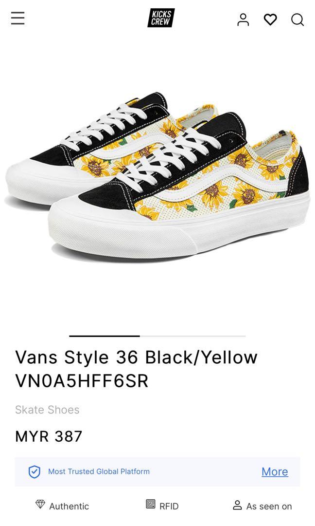 Sunflower platform vans new arrivals
