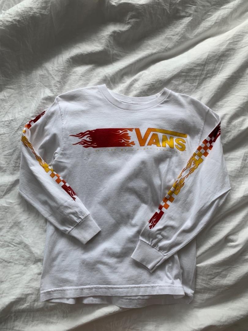 Vans flame long sleeve shirt 2025
