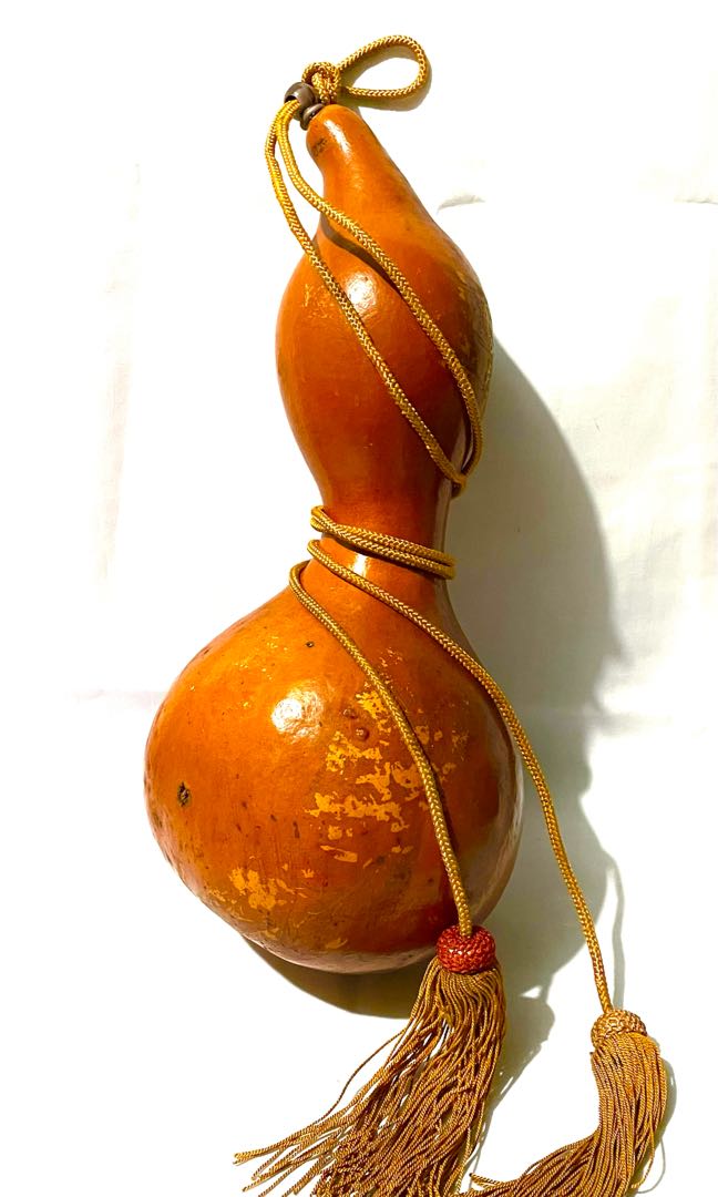 VINTAGE HYOTAN JAPANESE GOURD SAKE BOTTLE, Hobbies & Toys, Memorabilia