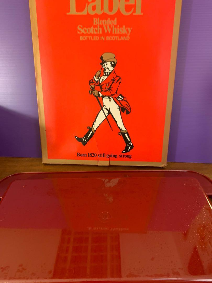 Vintage Johnnie Walker tray, Hobbies & Toys, Memorabilia & Collectibles