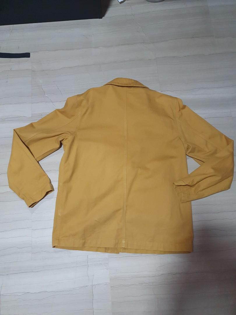 Vintage Mustard Yellow Worker Jacket, Men's Fashion, Coats, Jackets and Outerwear on Carousell