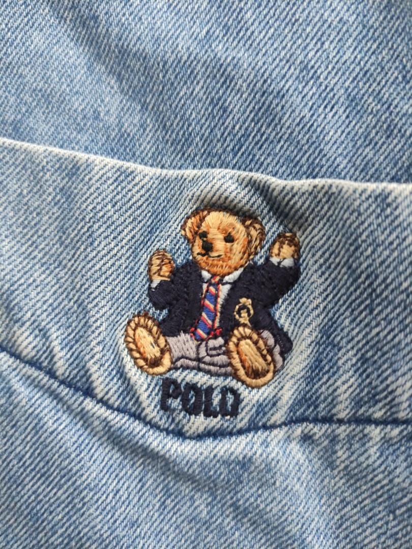 Polo bear jean top jacket