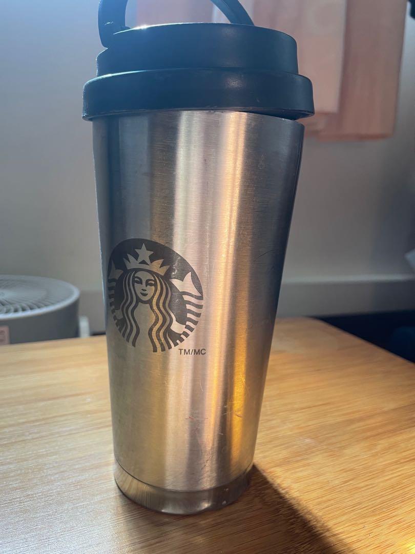 WELL USED Authentic Starbucks tumbler, Furniture & Home Living