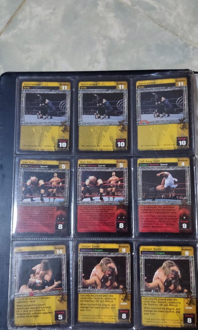 dragon ball super card game playmat with zones WCW wrestling series 1 rare cards set main image 1