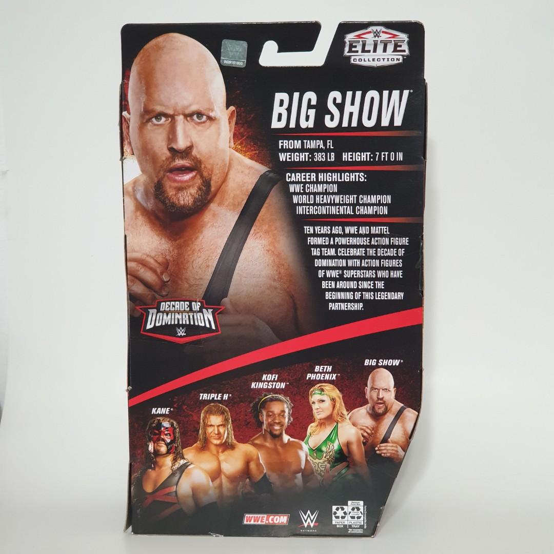 Big Show Wwe Elite Decade Of Dominance, Hobbies & Toys, Toys & Games On  Carousell