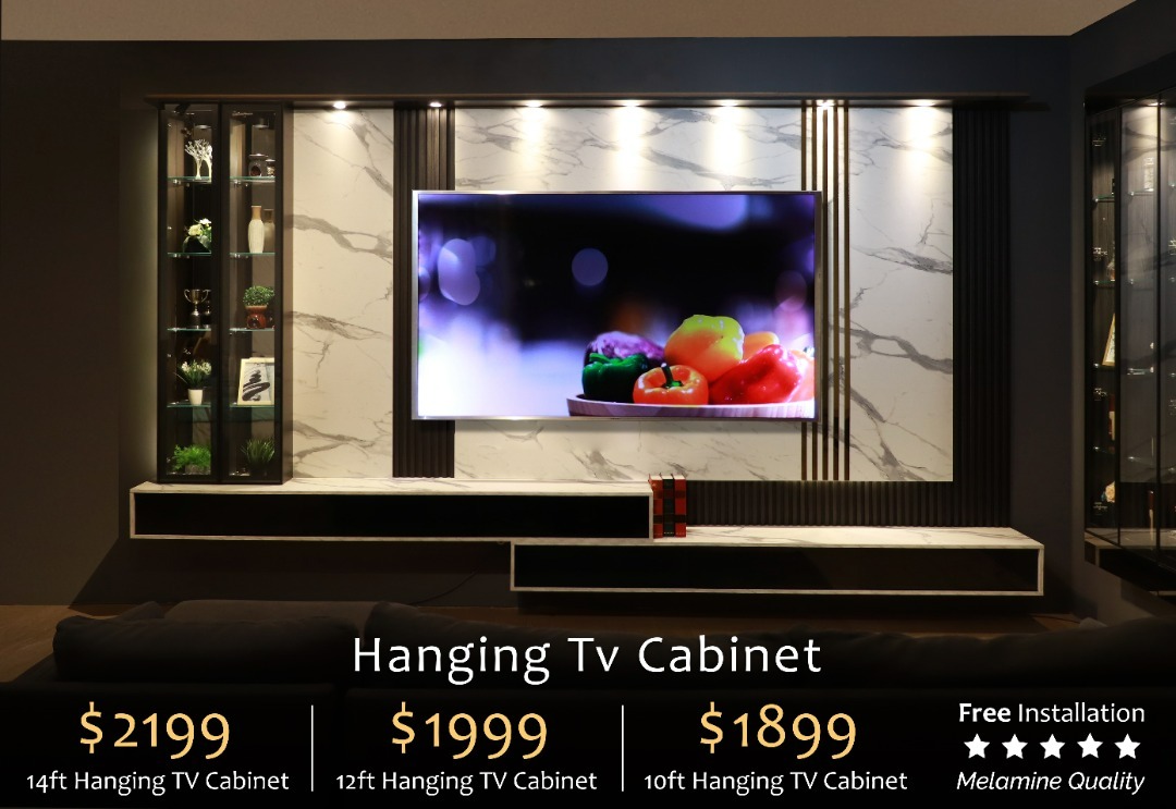 10FT/ 12FT/ 14FT TV Hanging Furniture & Home Living, Home