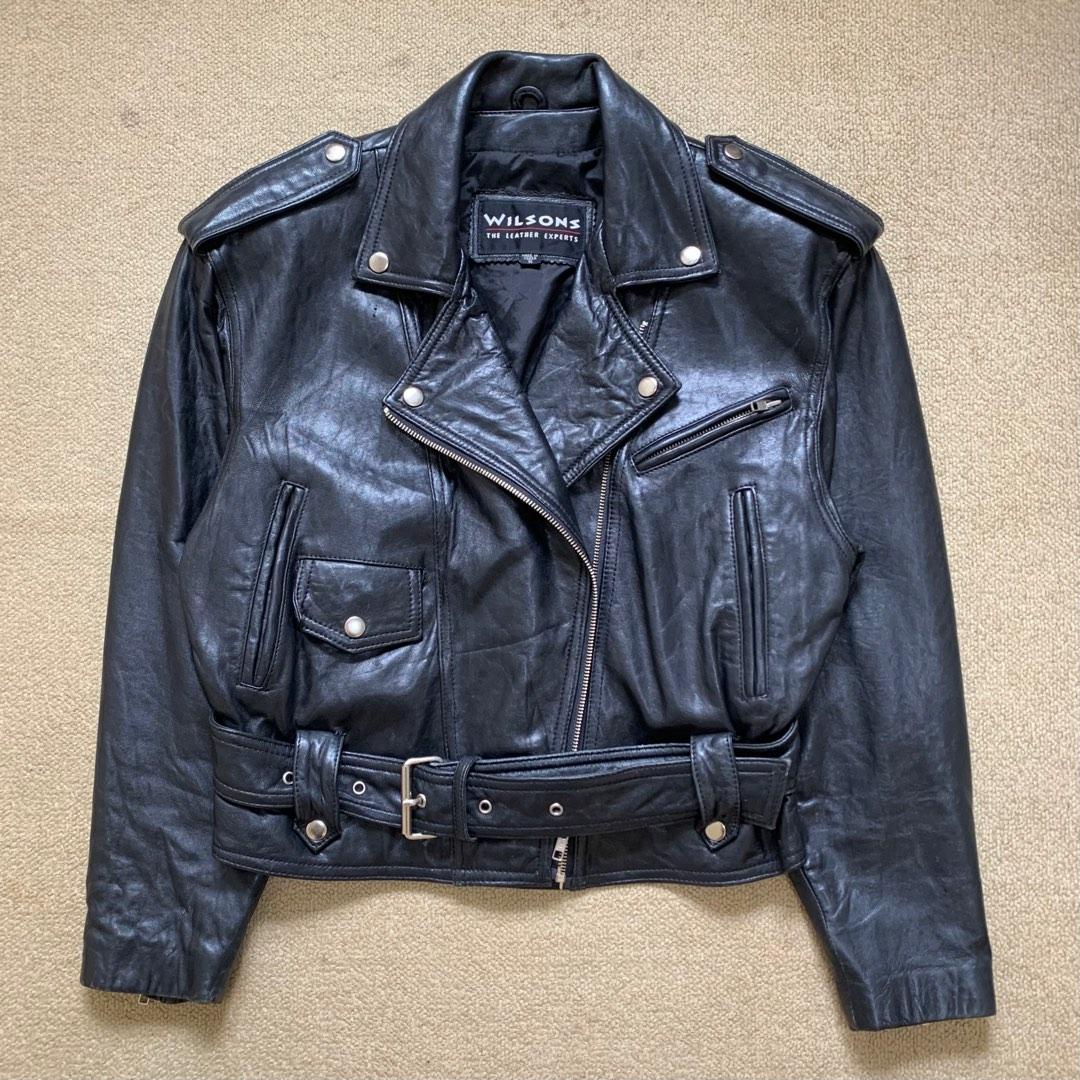 1980s Wilson Soft Leather Biker Jacket