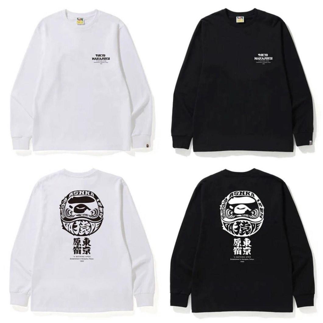 [20/8 Release]BAPE Japan Culture Daruma L/S Tshirt