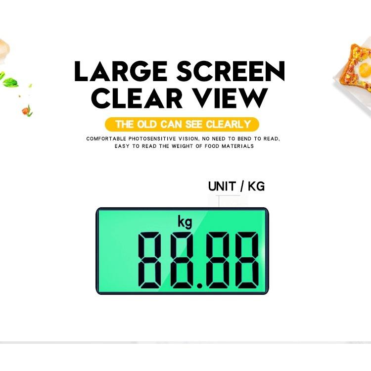 50 Kg Digital Luggage Scale, LCD Display Portable Baggage Scale Hanging