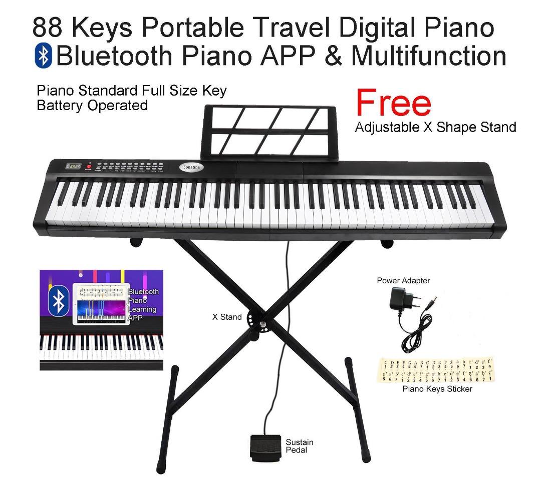 Standard piano outlet size keys