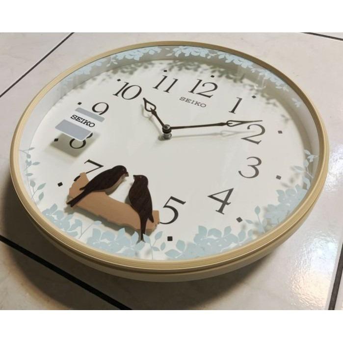 佐敦門市 現貨 100% 全新 精工 Seiko Wall Clock QXC237B QXC237Z QXC237 擺棰 搖擺小鳥 ...