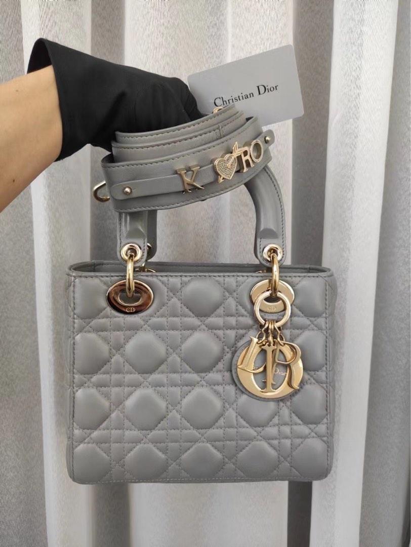 Dior Lady Small My ABC Bag Blush Cannage Lambskin  Nice Luxury