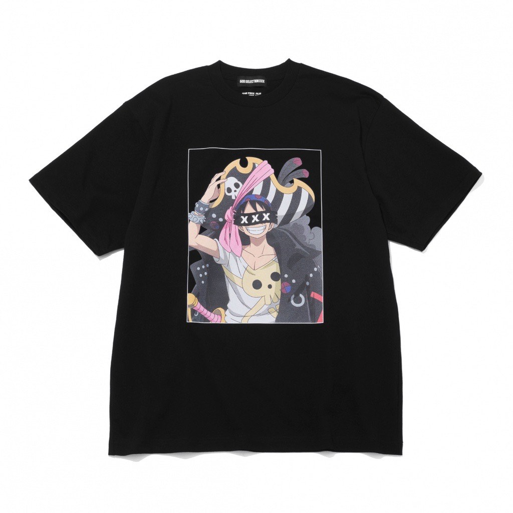海賊王ONE PIECE x GOD SELECTION XXX tee 航海王聯名款短袖, 他的時尚, 上衣與西裝, 泳衣、潛水衣在旋轉拍賣