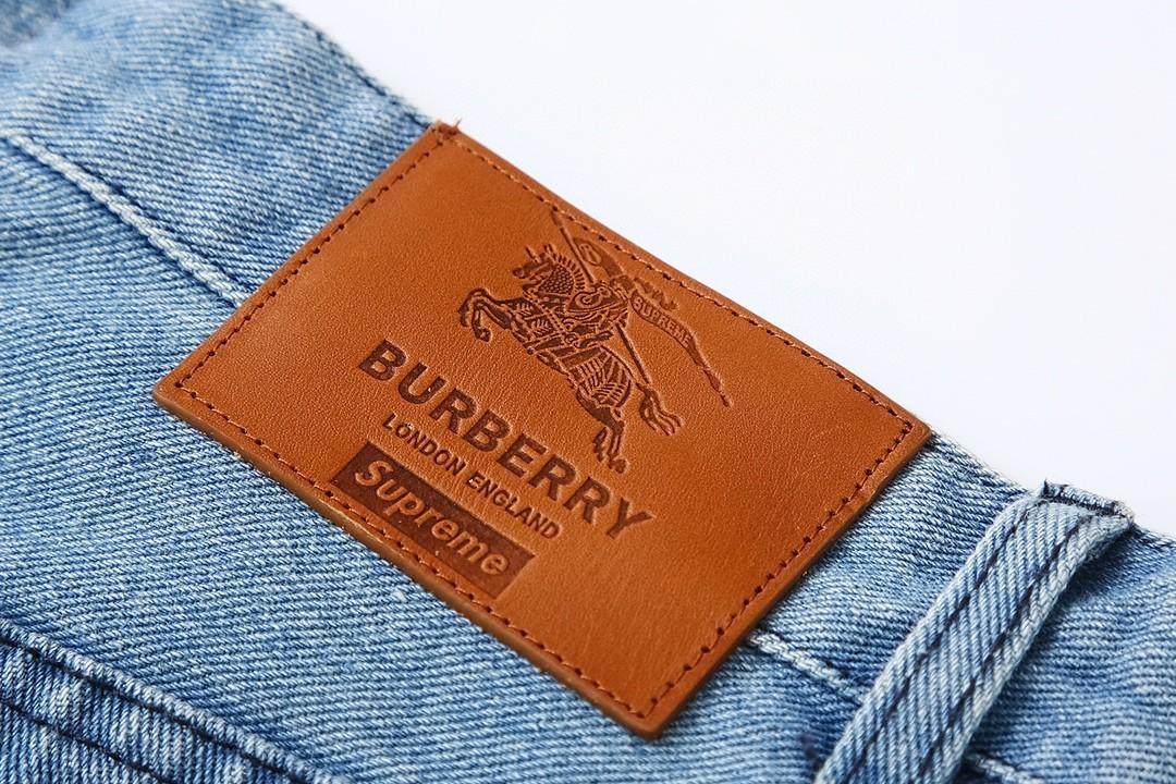 🆕 Supreme Burberry Denim Short BBR 牛仔size S-XL （30 32 34 36