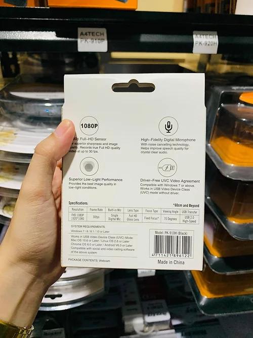 A4Tech PK-910H 1080P Full HD Webcam with Mic (Category: Webcams) located in Makati City. Submitted by slaccessoriesshop (Listing ID 1179520894, Image 2). Description: A4Tech PK-910H 1080P Full HD Webcam with Mic 💥 ELECTRONICS, COMPUTER ACCESSORIES AND APPLIANCES 💥 All Items - Original / Brand New / Sealed We issue SALES INVOICE With WARRANTY RECEIPT With TECHNICAL SUPPORT Accepting BULK ORDERS We are OPEN EVERYDAY ! Same Day Delivery DELIVERY -