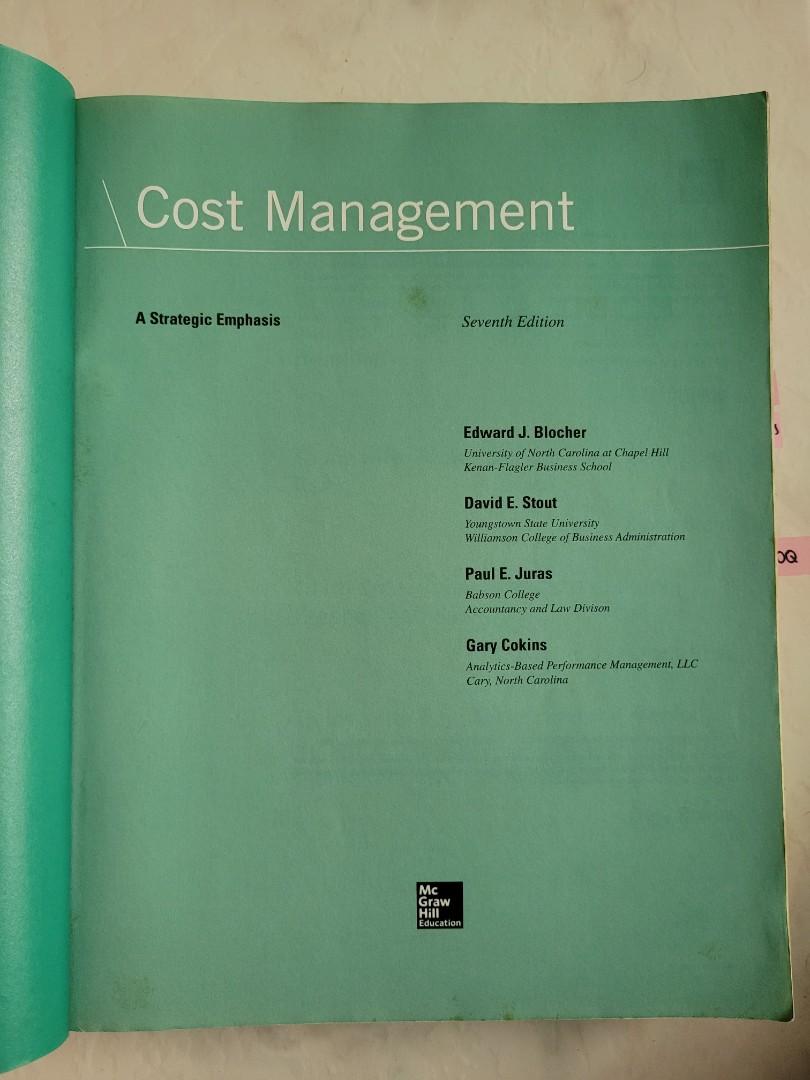 AC2105 Managerial Accounting Textbook, Hobbies & Toys, Books