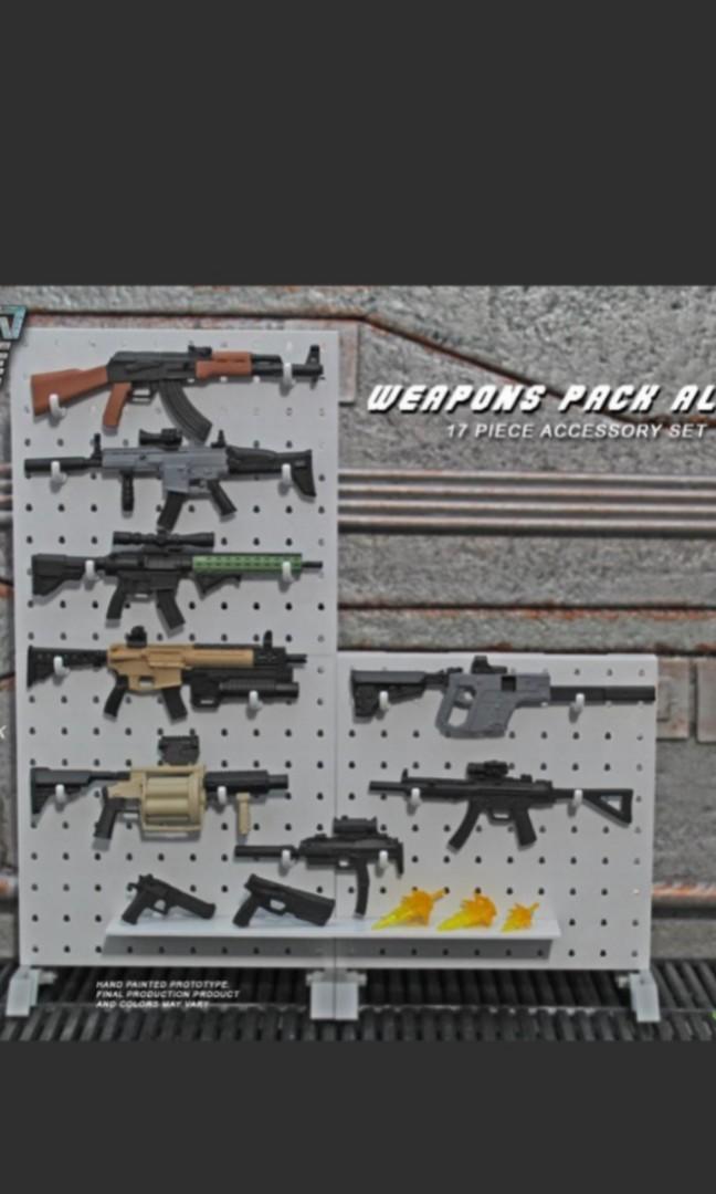 Valaverse Action Force Weapons Gear Pack Alpha and Charlie accessory