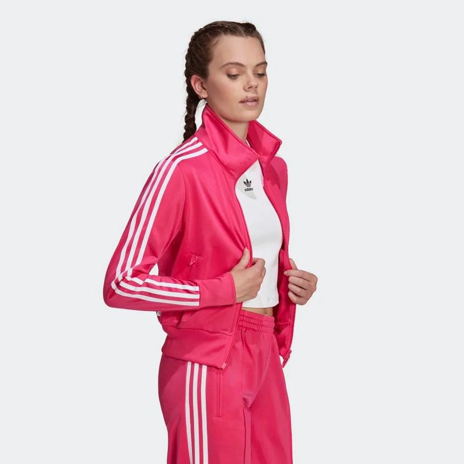 Adidas womens sales pink jacket