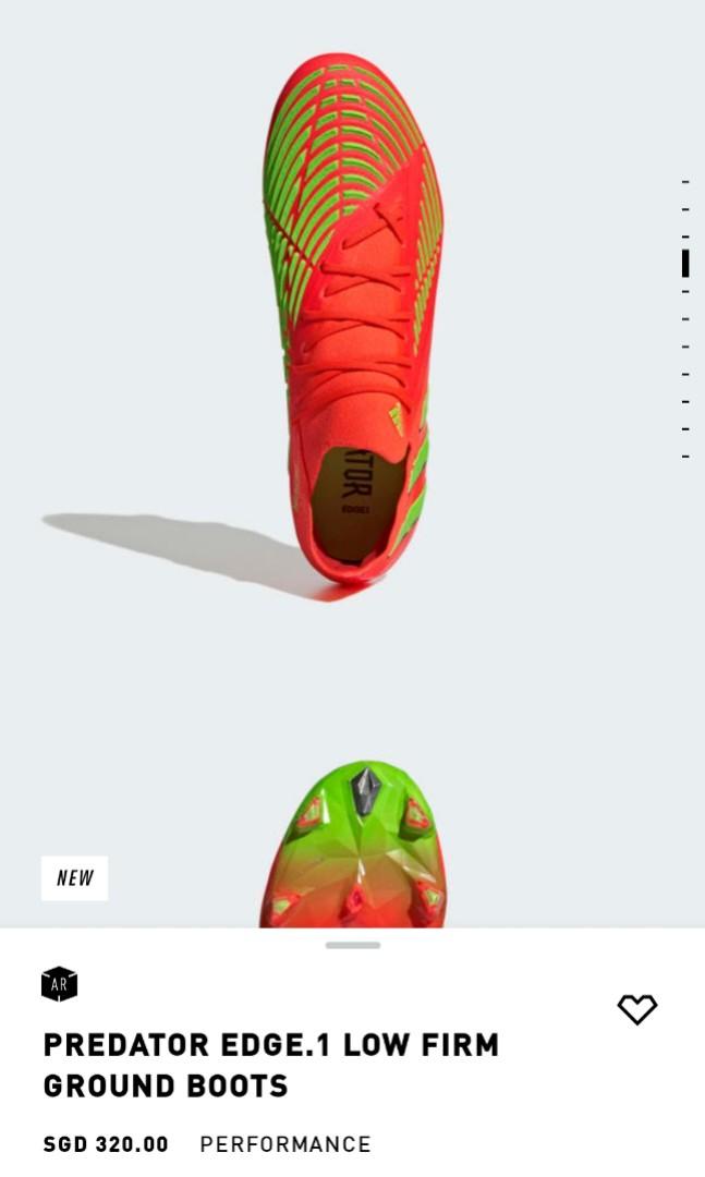 Adidas predator age firm ground, Sports Equipment, Sports & Games