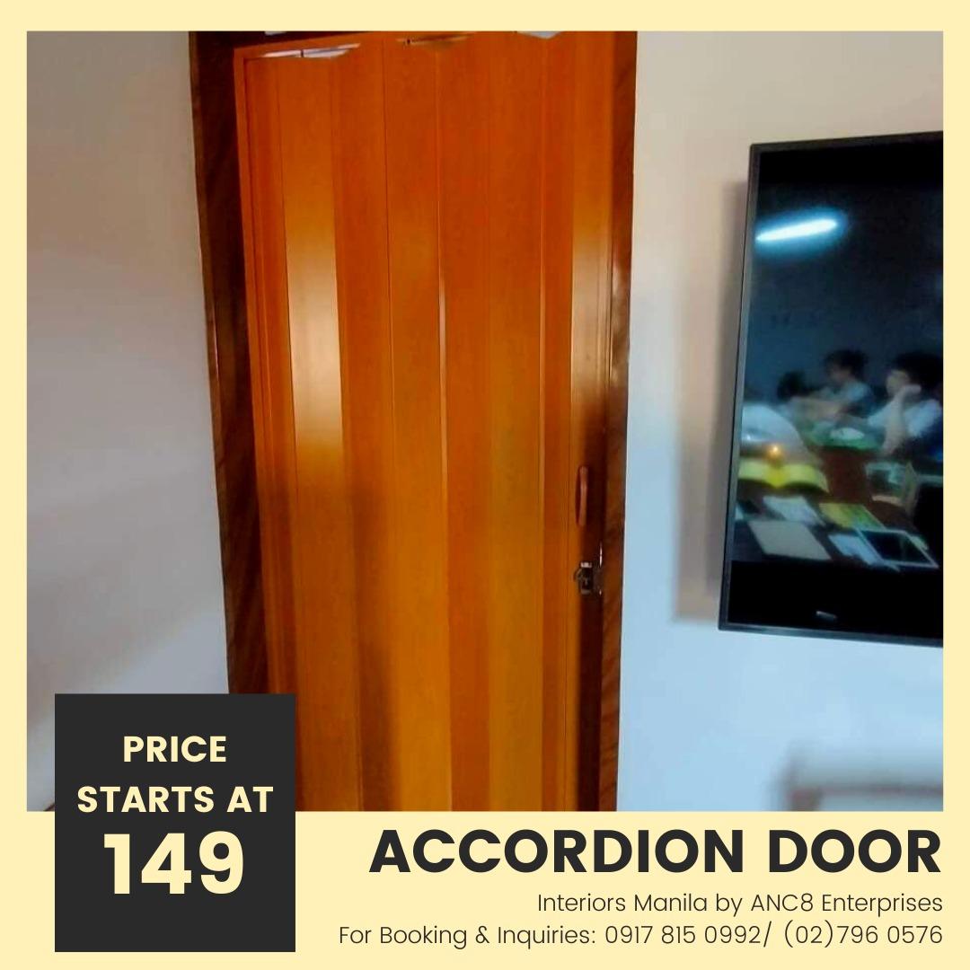Affordable PVC Accordion Door, Furniture & Home Living, Office