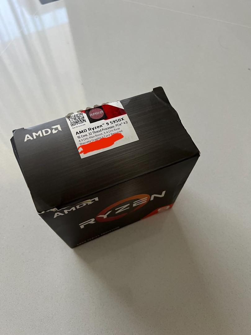 AMD Ryzen 9 5950X with box, Computers & Tech, Desktops on Carousell