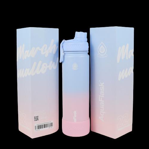 Aquaflask Dream Collection Marshmallow 22 oz, Furniture & Home Living
