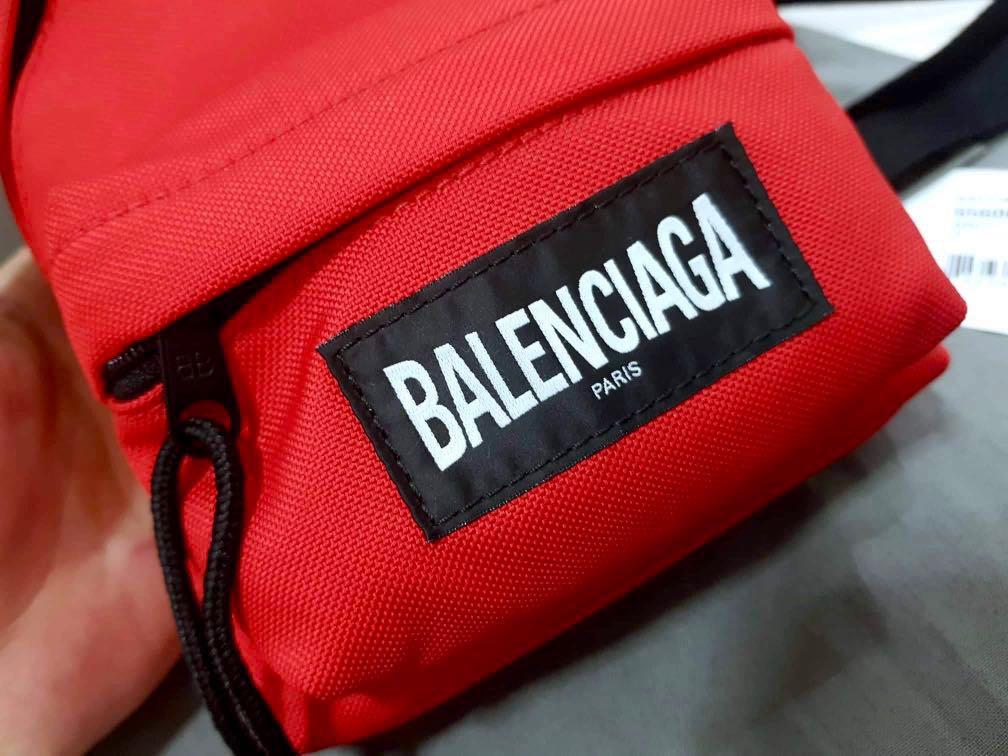 Authentic Balenciaga Oversized Mini Crossbody Bag, Men's Fashion, Bags