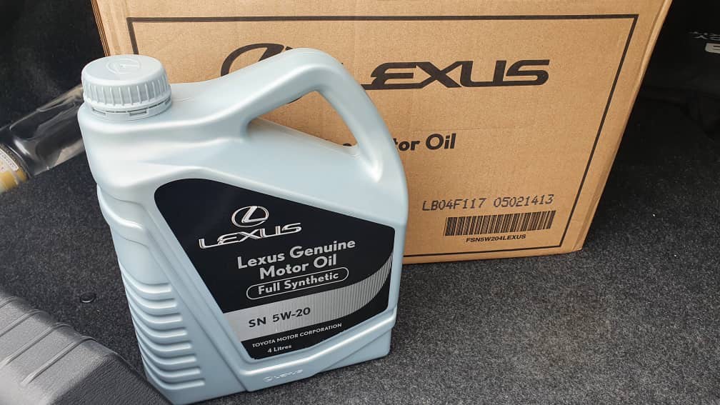 Lexus SN 5W20 Fully Synthetic Engine Oil 4L NX200t IS250 IS200t GS250