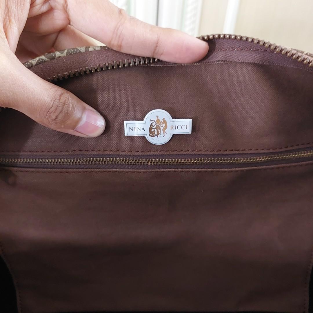 Authentic Nina Ricci travel bag, Luxury, Bags & Wallets on Carousell