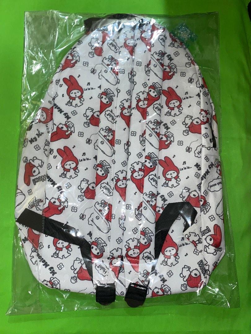 Authentic Sanrio My Melody Backpack | Ideal for School Use (Category: Backpacks) located in Manila. Submitted by etcetera.mnl (Listing ID 1179626067, Image 2). Description: Height: 19 inches Front: 11 inches Width: 3.5 inches Bought in Japan.