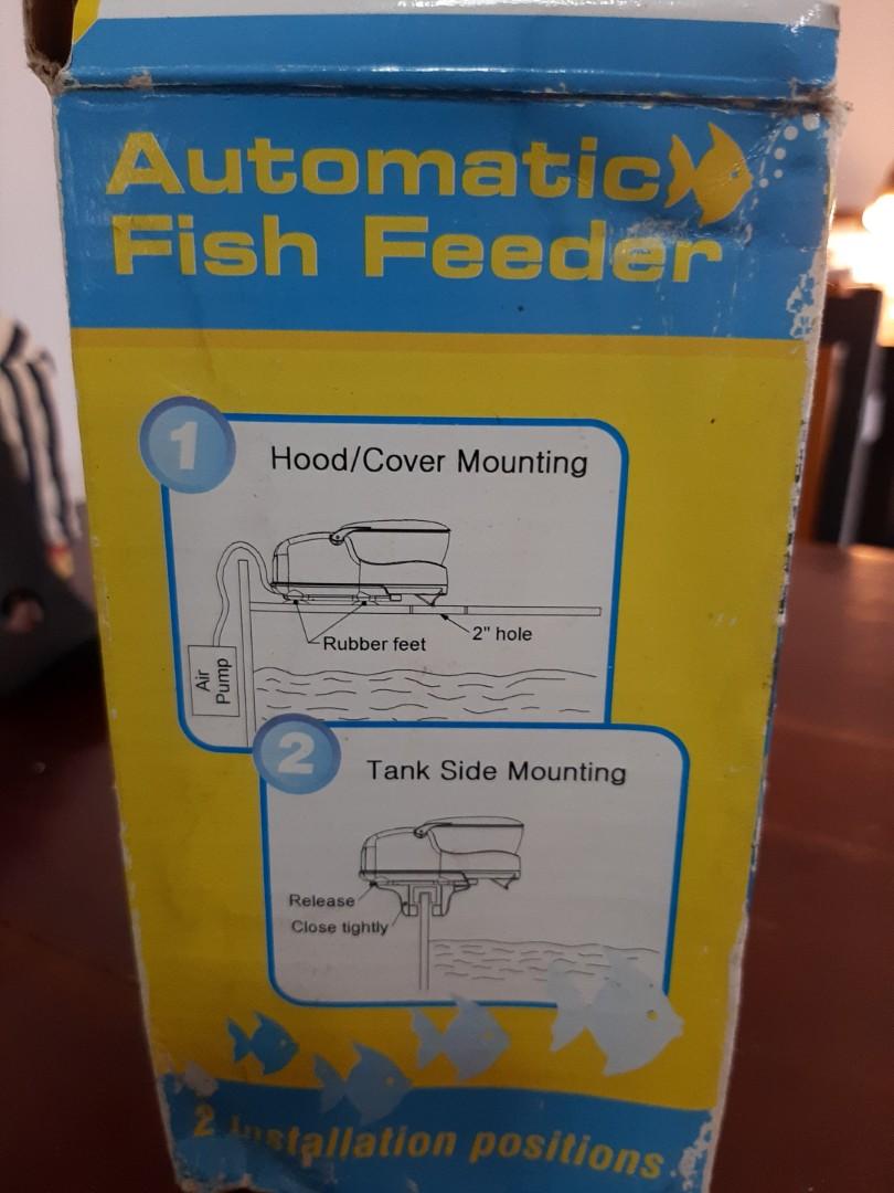 Automatic fish feeder , Guppy foods Tetra , UV Lamp , thermometer for